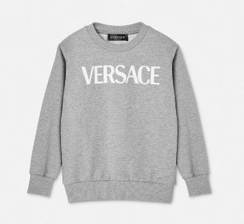 VERSACE SWEATSHIRT FLEECE + LOG