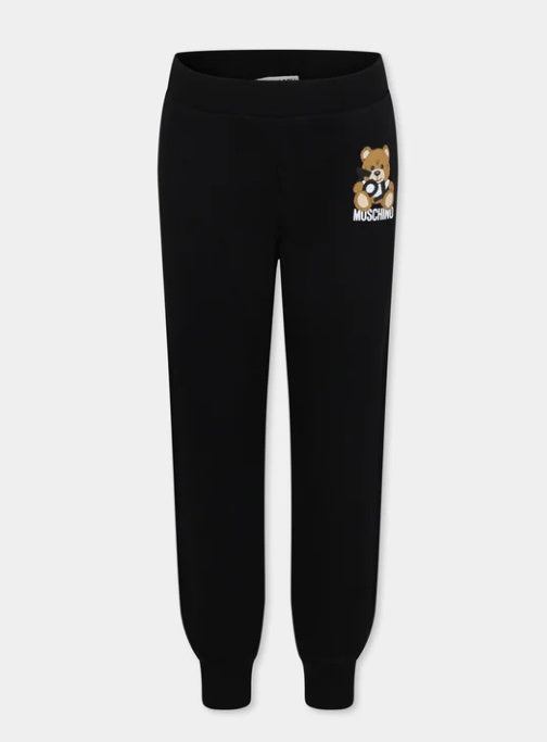 SWEATPANTS W TOY BEAR LOGO PRINT
