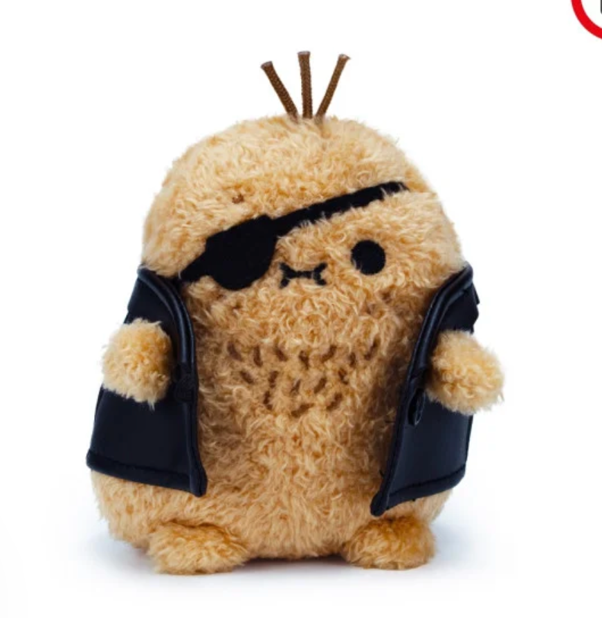 Mini sitting plush toy -Badass Ricespud