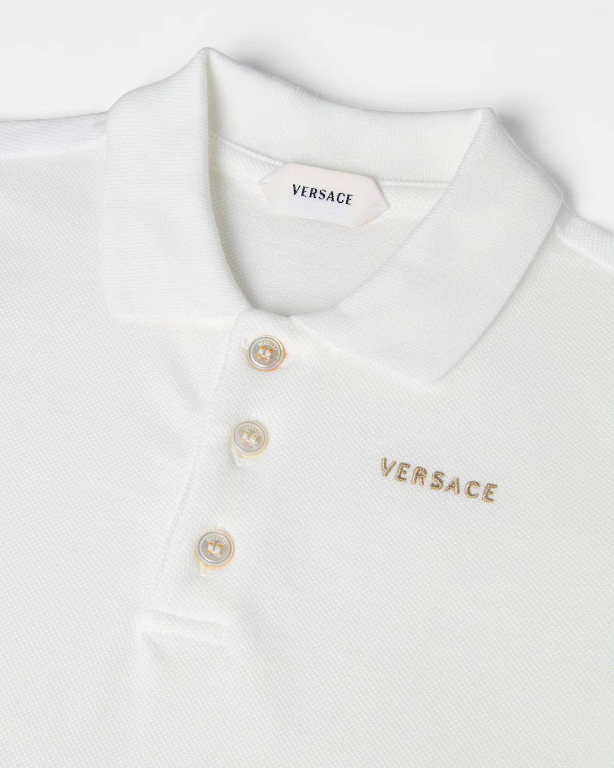 Baby Embroidered-Logo Cotton-Piqué Polo