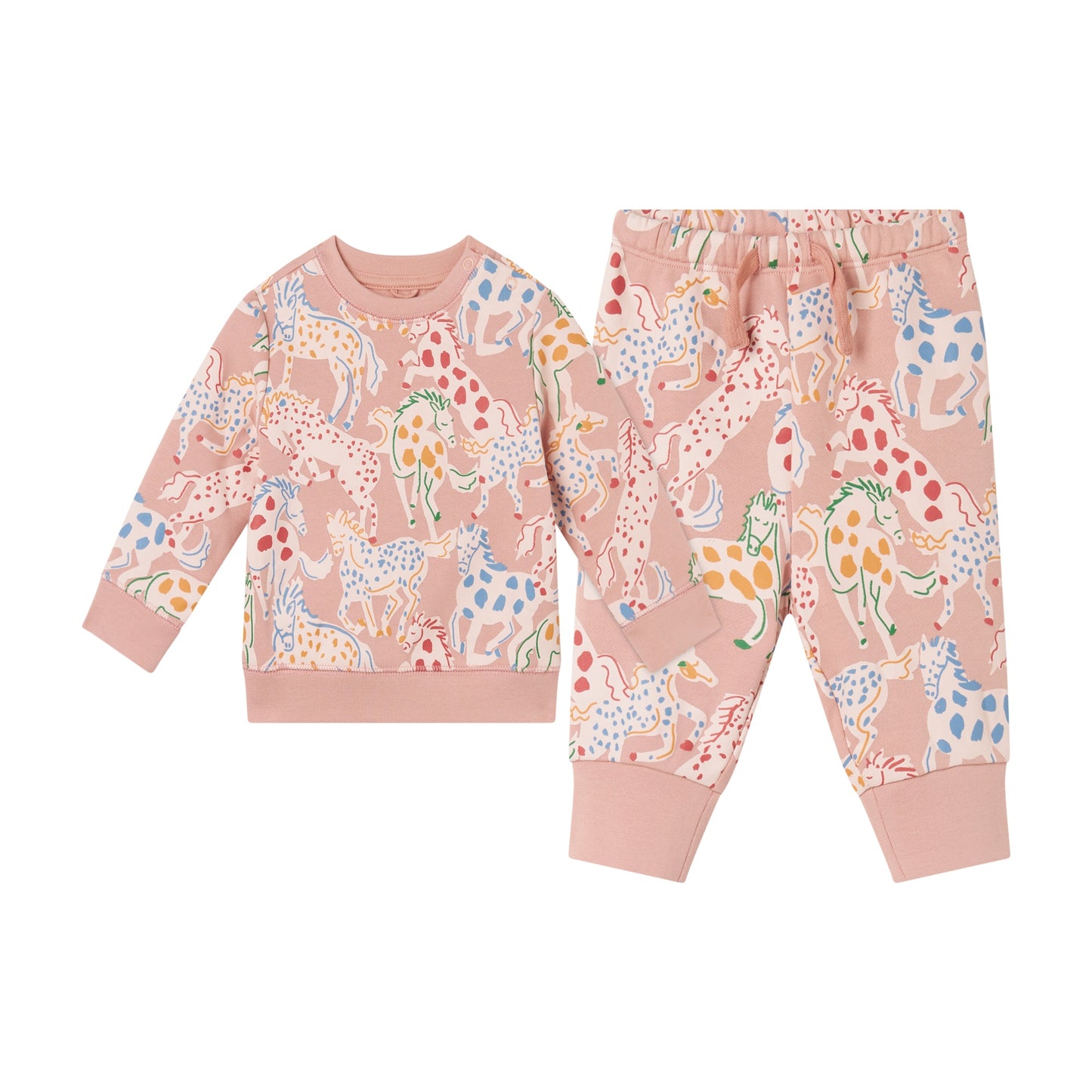 BABY GIRL PRAIRIE HORSES TRACKSUIT