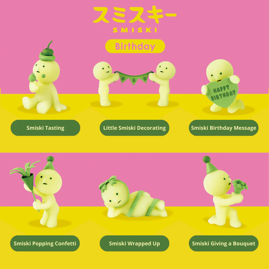 Smiski Minifigure Birthday Series (Box of 12)