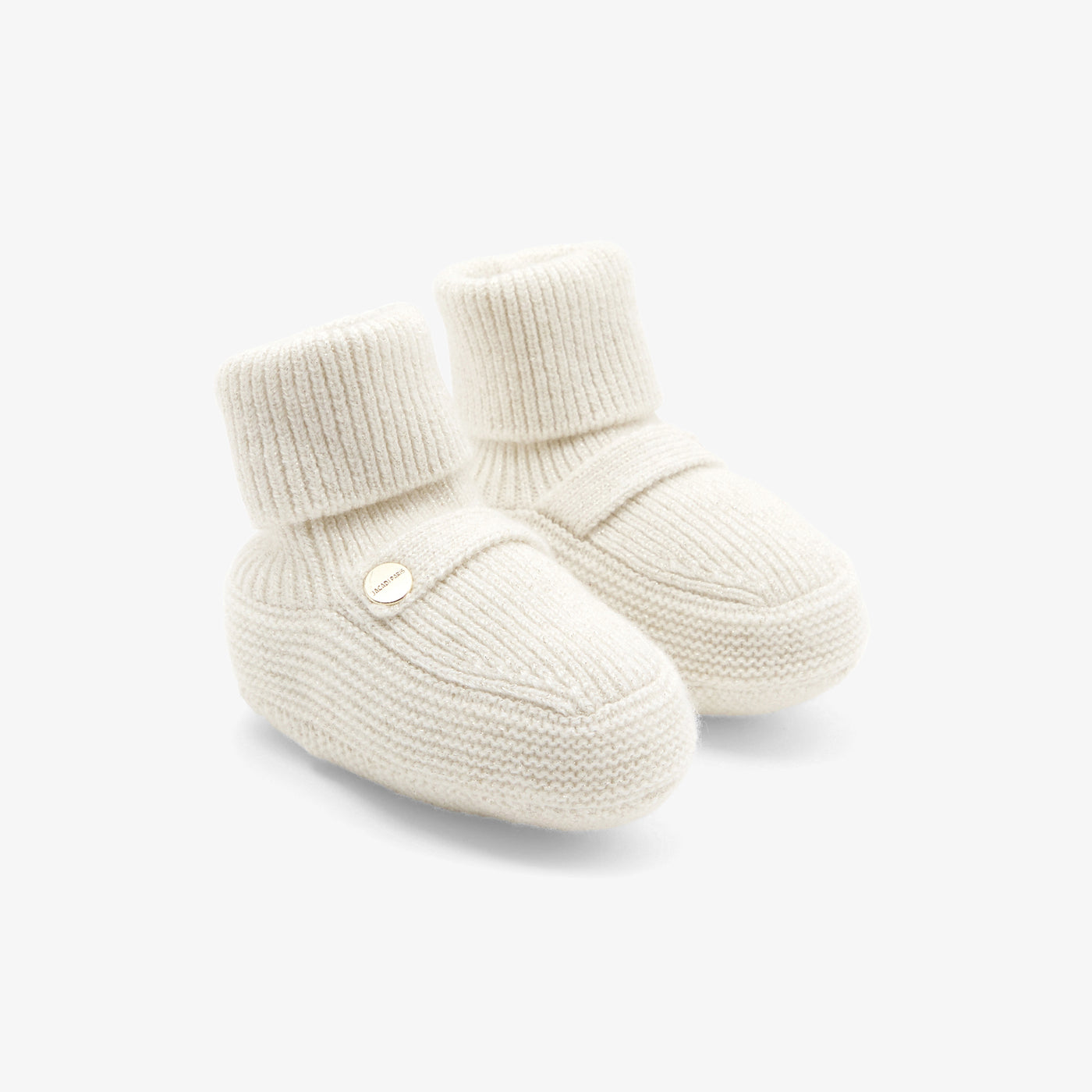Baby booties - jacadi soft white