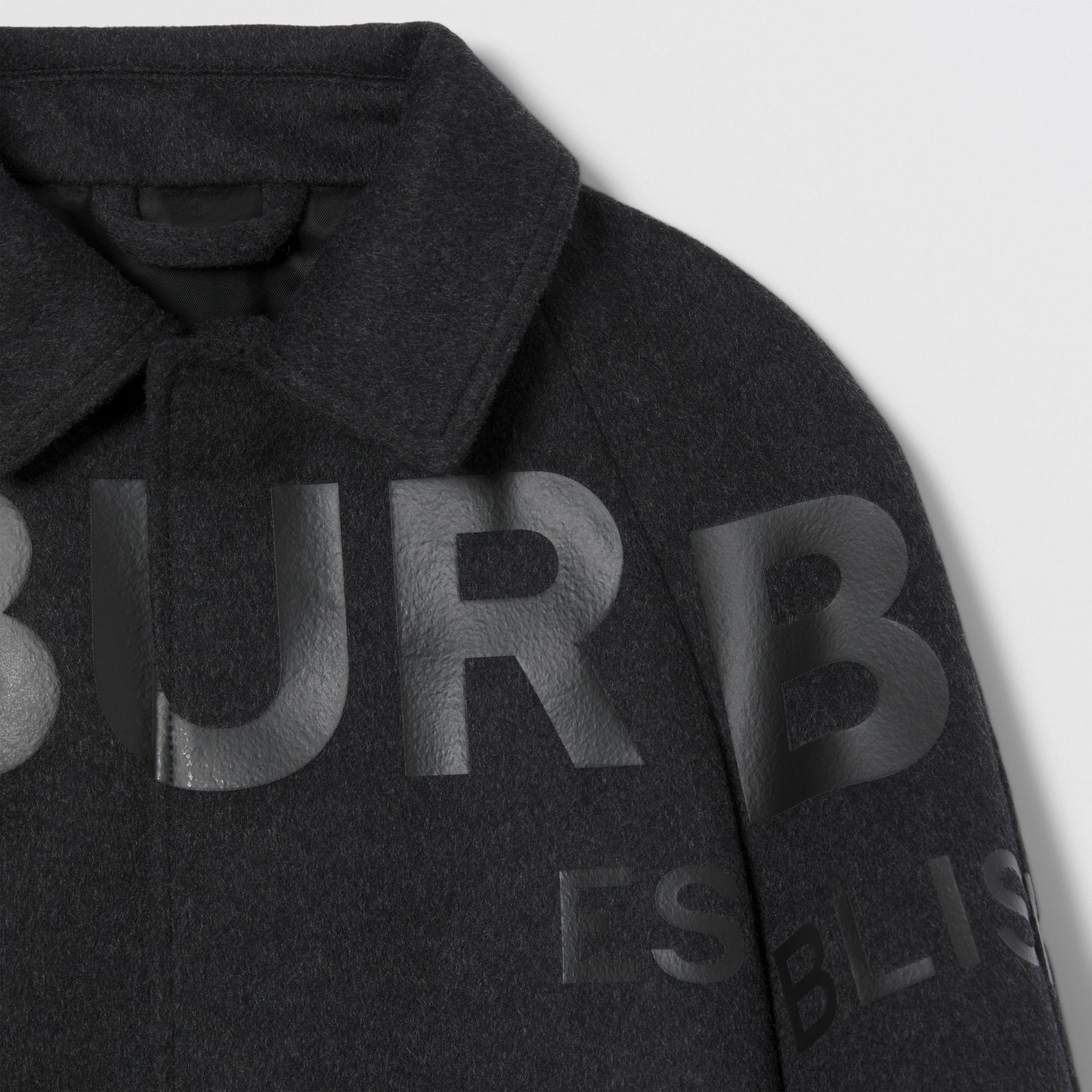Burberry Horseferry Print Wool Cashmere Coat
