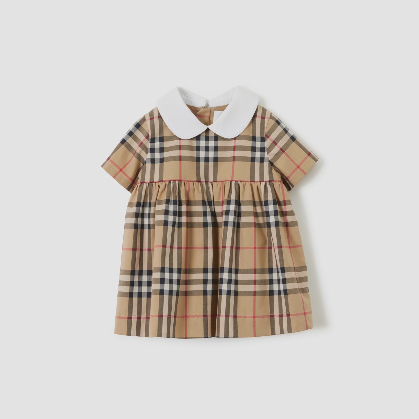 Burberry Check Stretch Cotton Dress