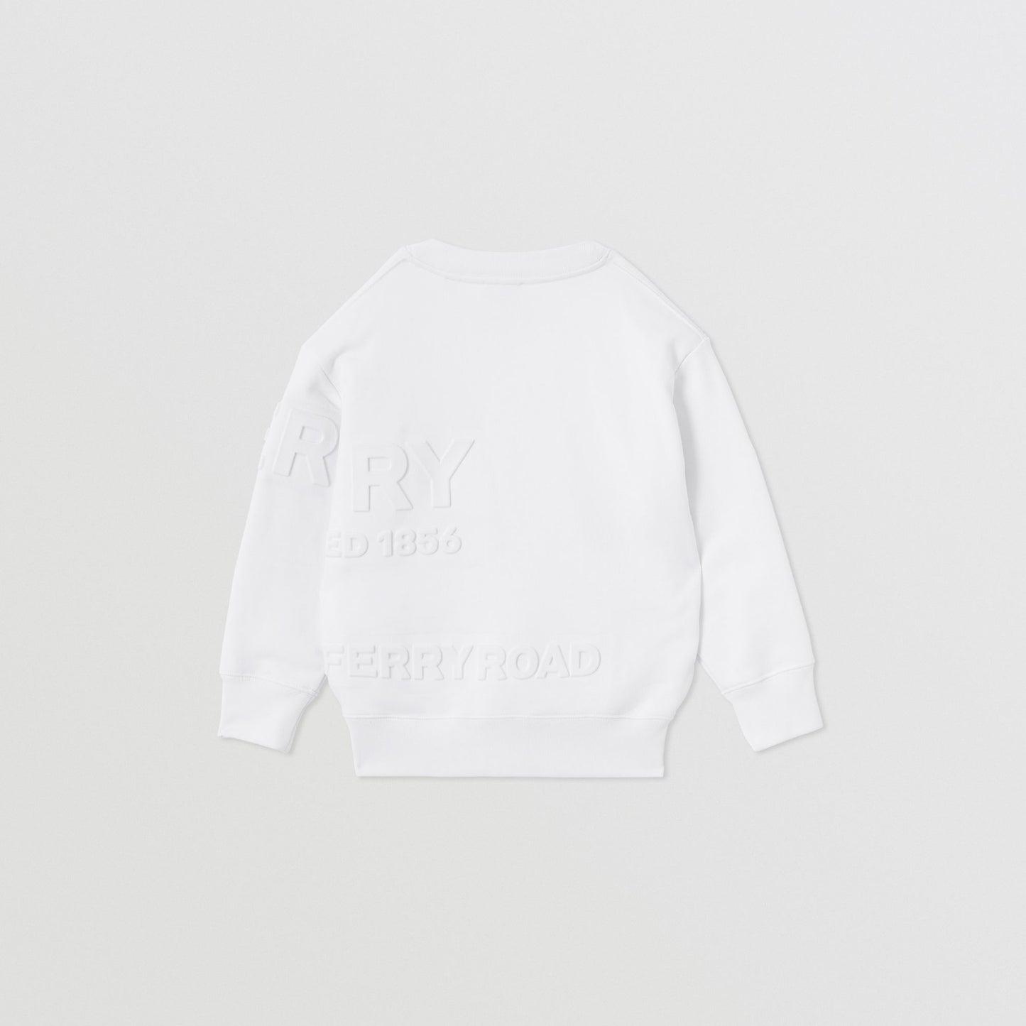 Burberry White Horseferry Print Sweatshirt