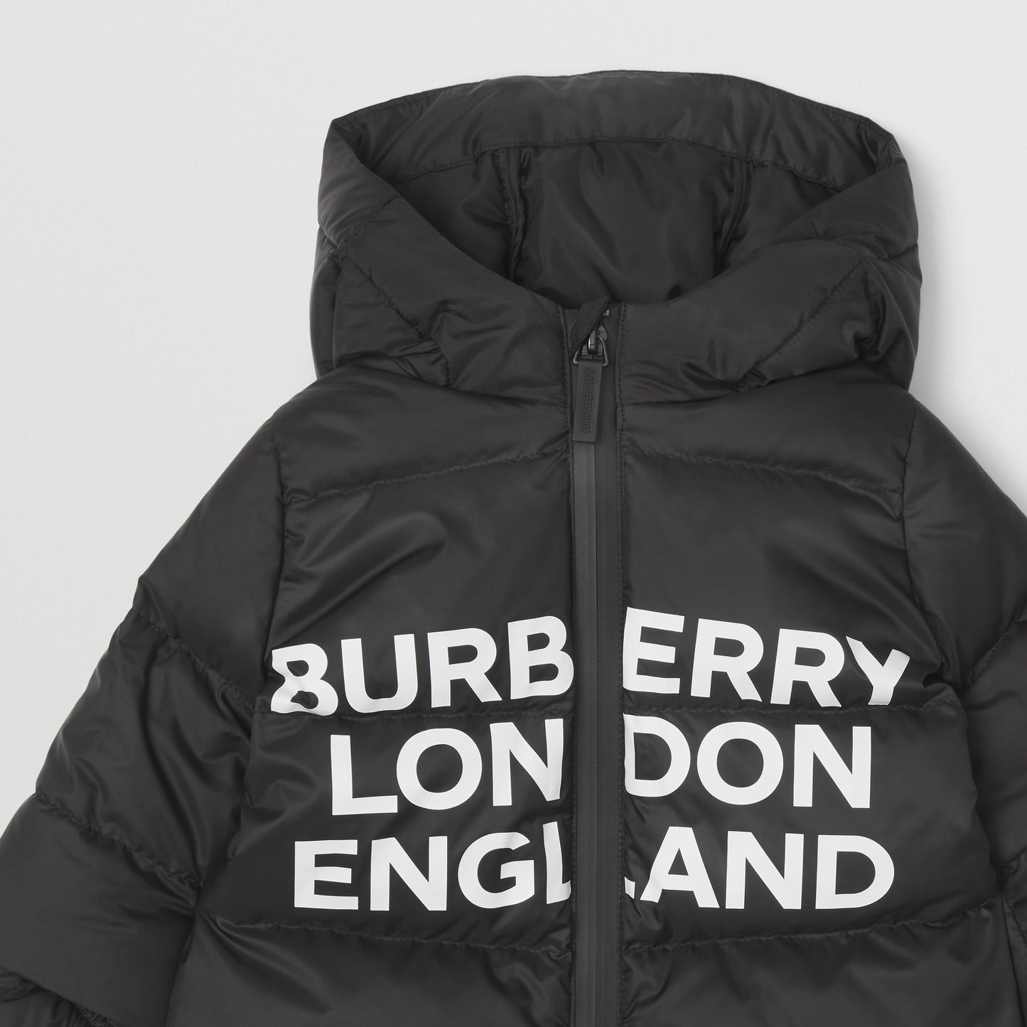 Burberry Logo Print Puffer Suit