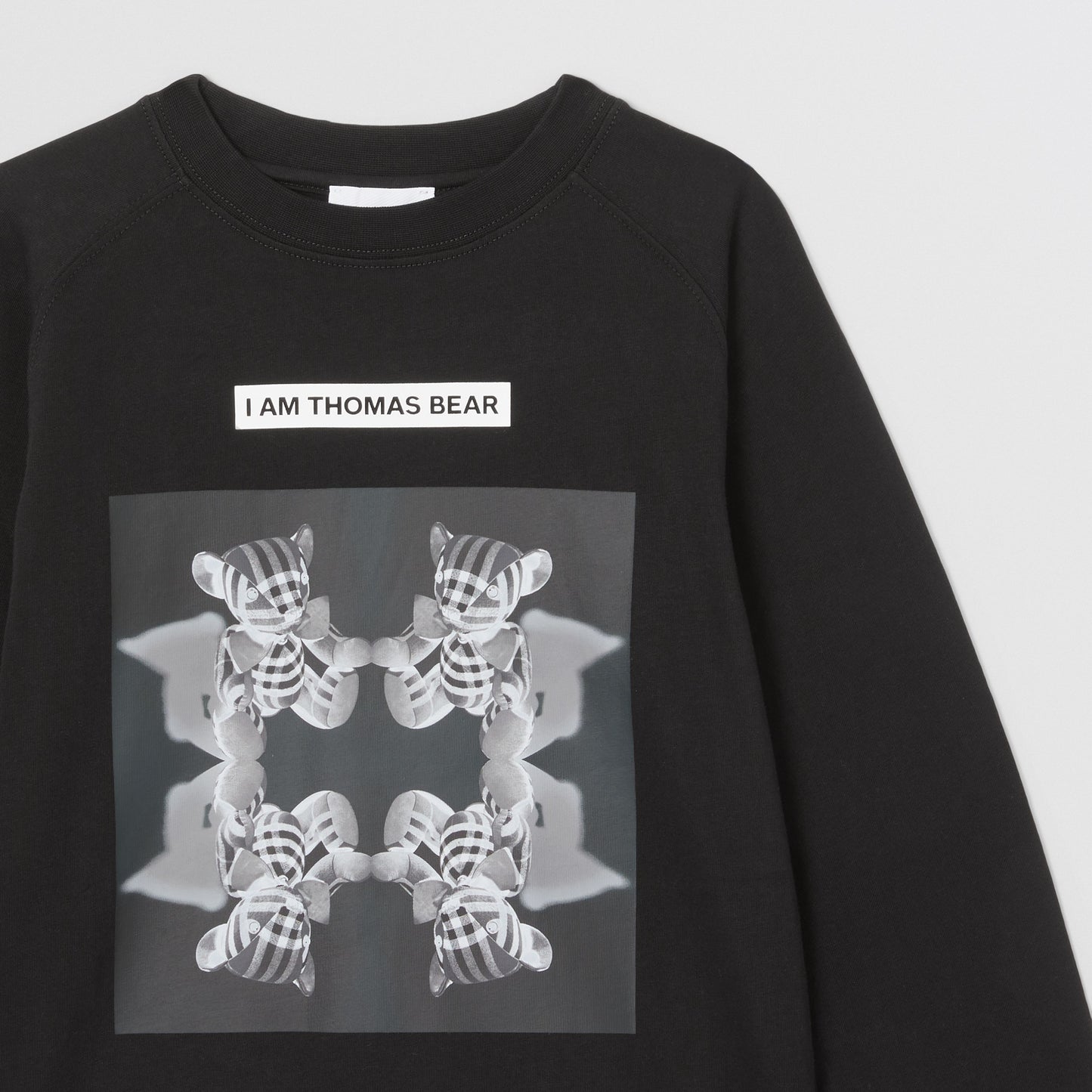 Burberry Long-sleeve Montage Print Cotton Top