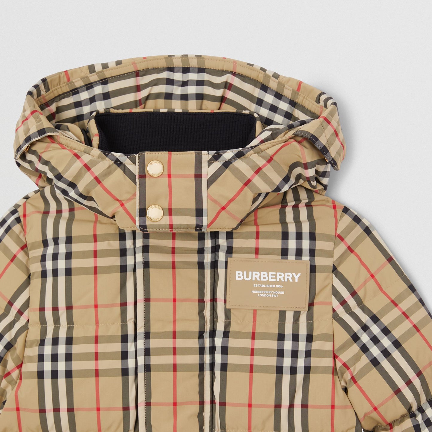 Burberry Archive Beige Check Down Jacket