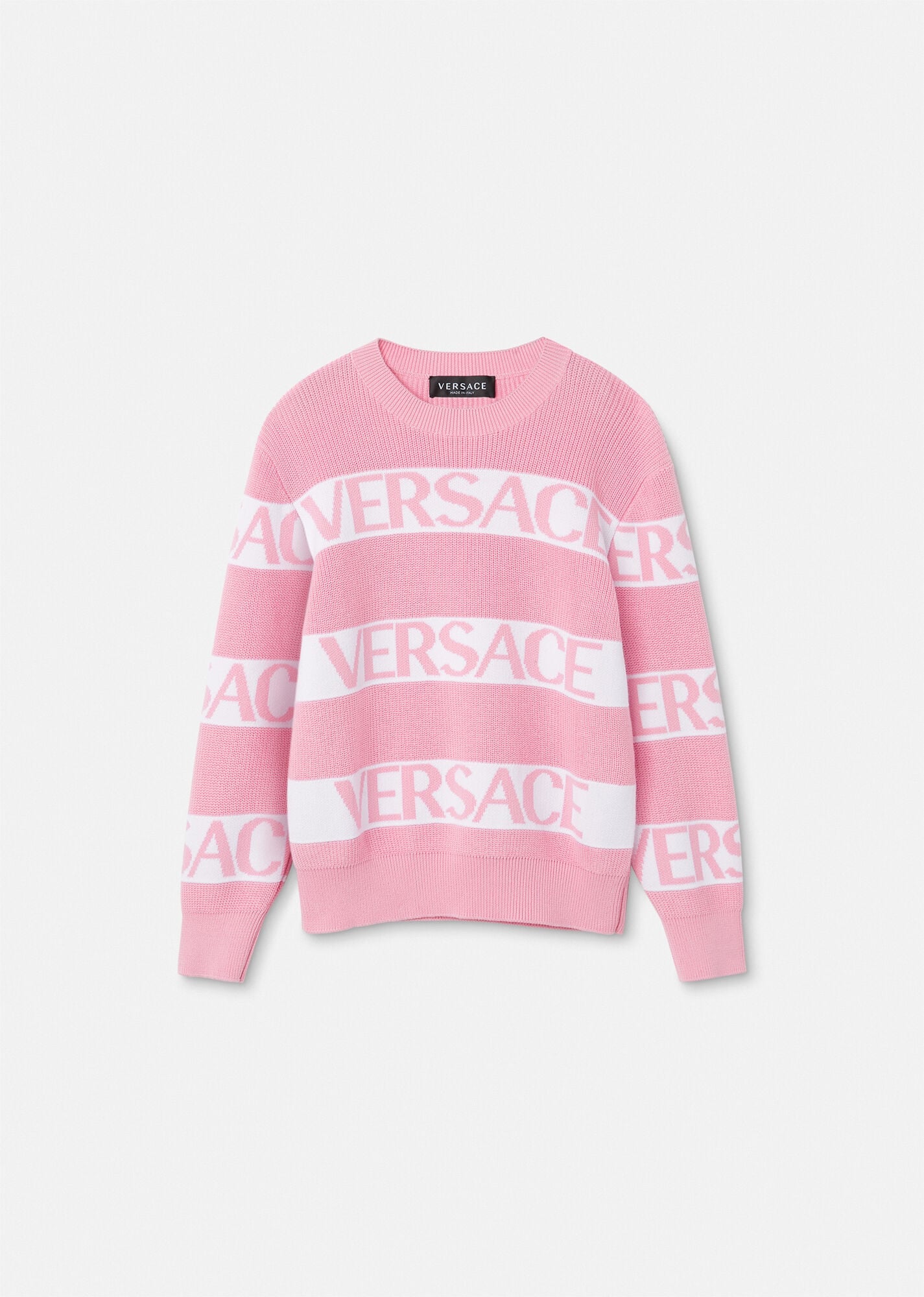 Versace ALLOVER STRIPED KIDS JUMPER