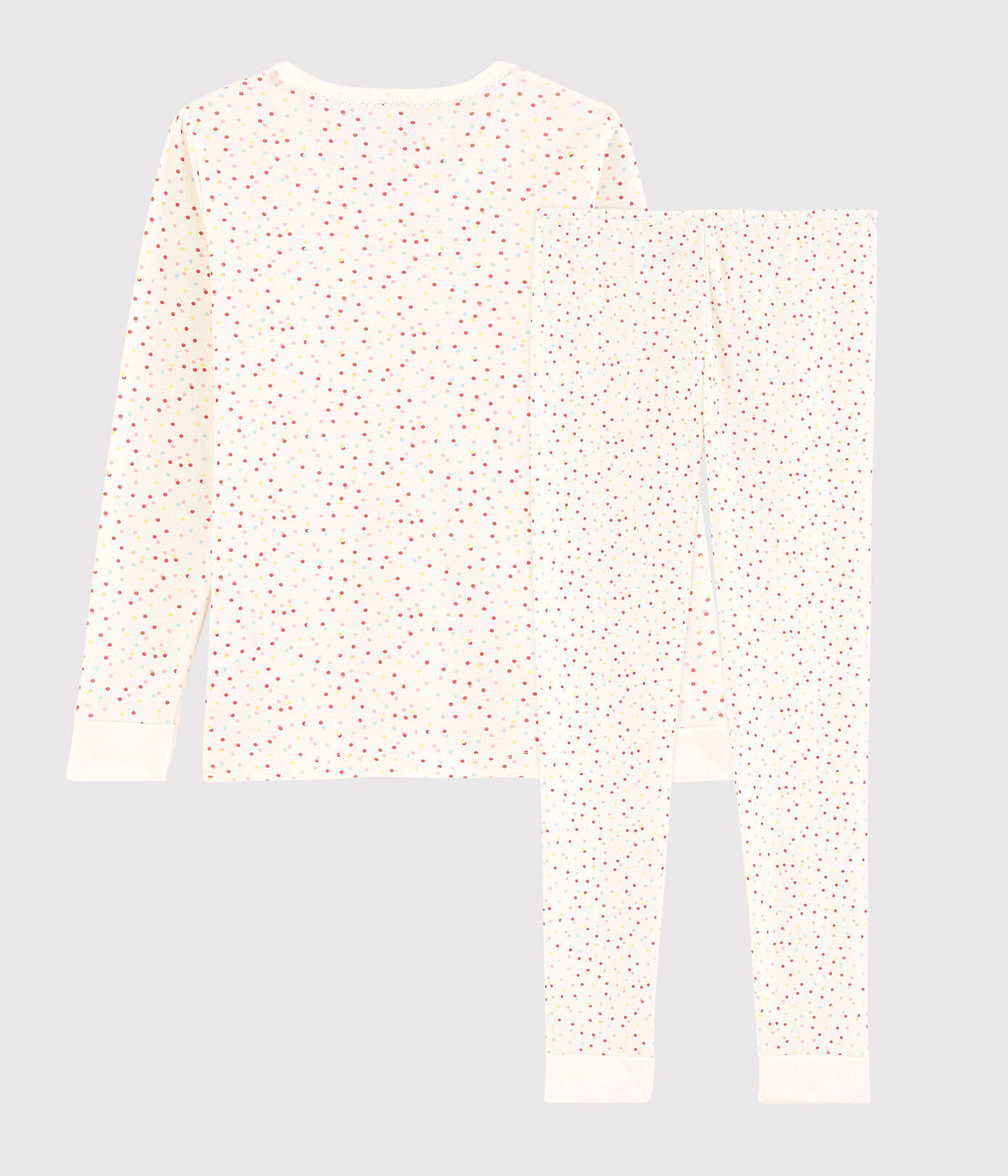 Petit Bateau Girls Multicolored Spots Pajamas