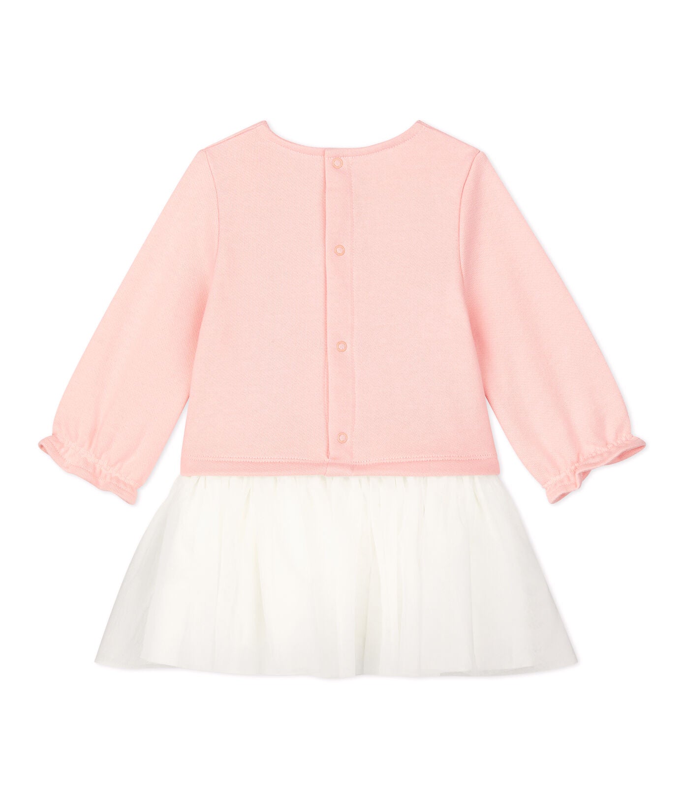 Petit Bateau Baby Girl Velour Dress