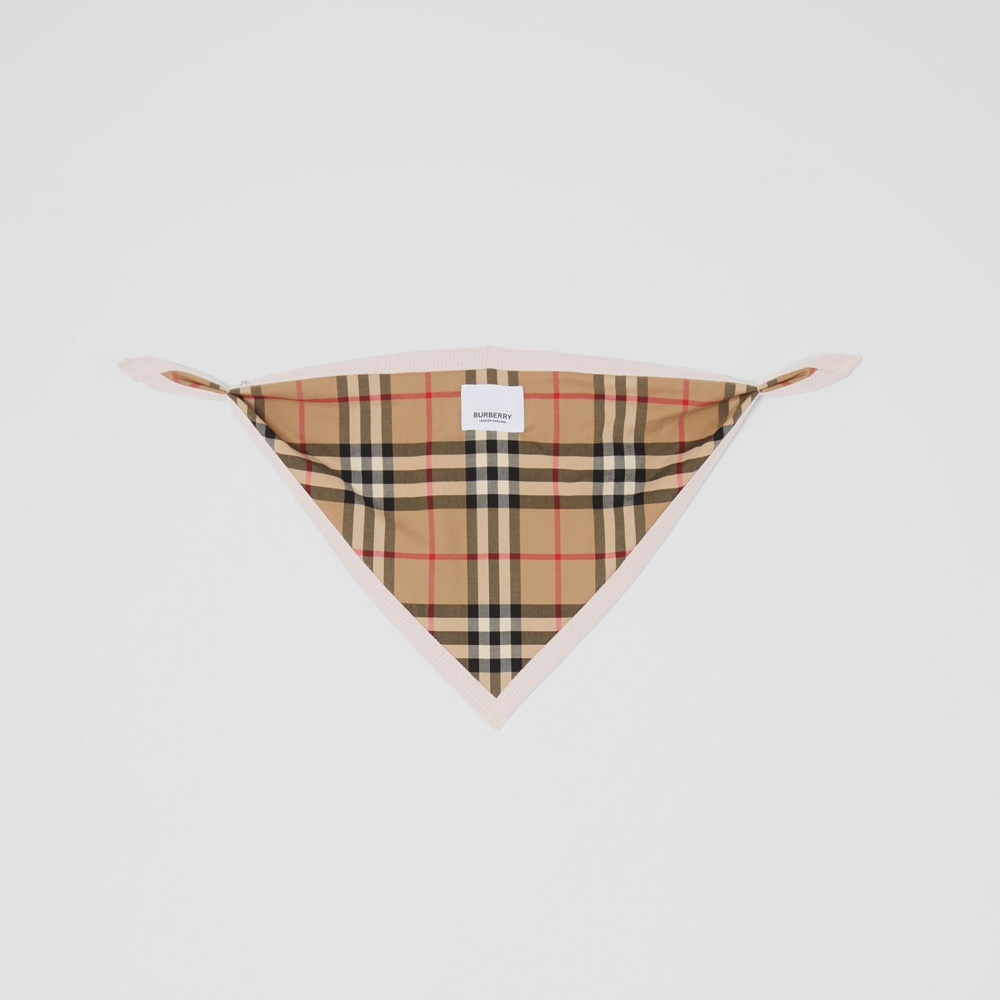 Burberry Check Trim Cotton Three-piece Baby Gift Set