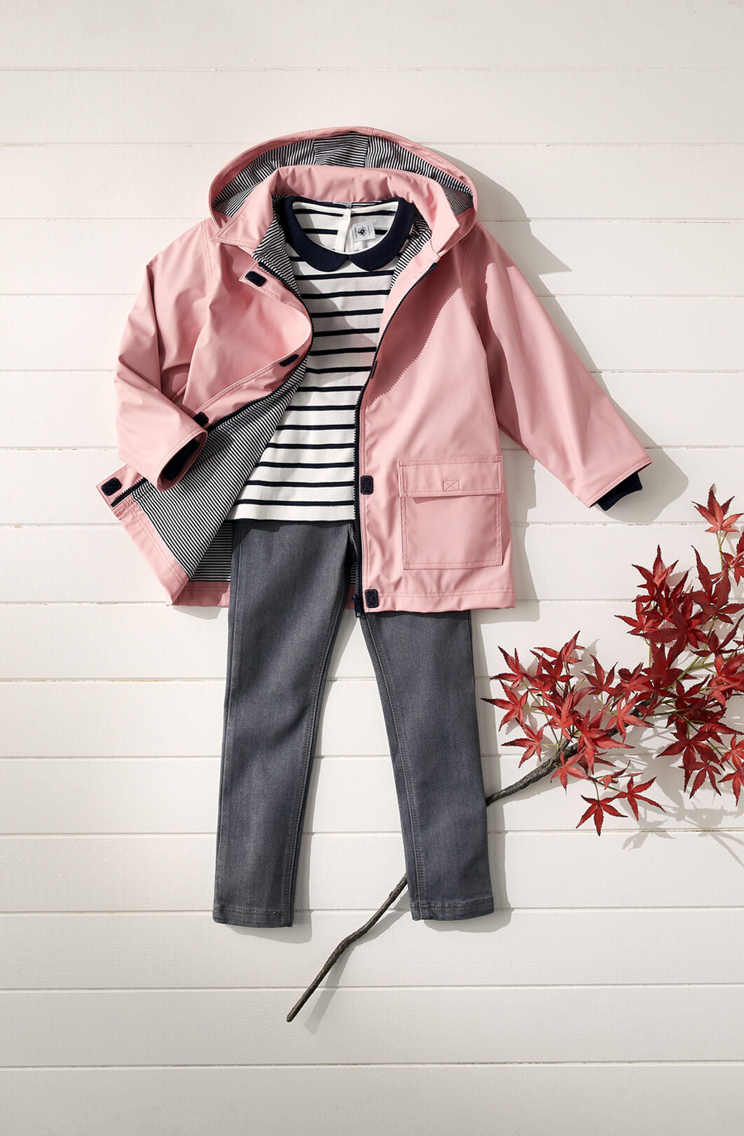 Petit Bateau Pink Raincoat