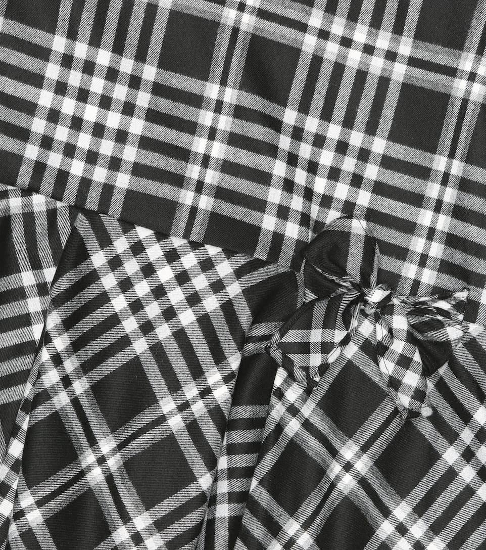 Il Gufo Black Check Dress