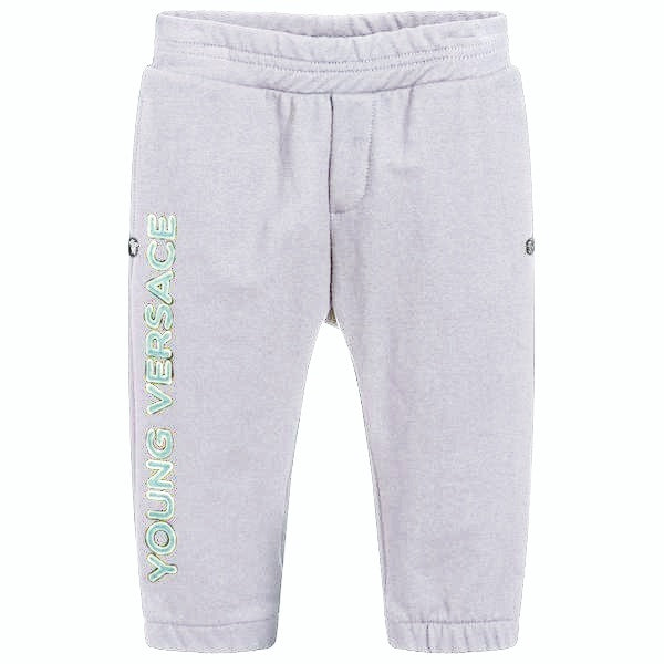 Versace Blue Cotton Joggers