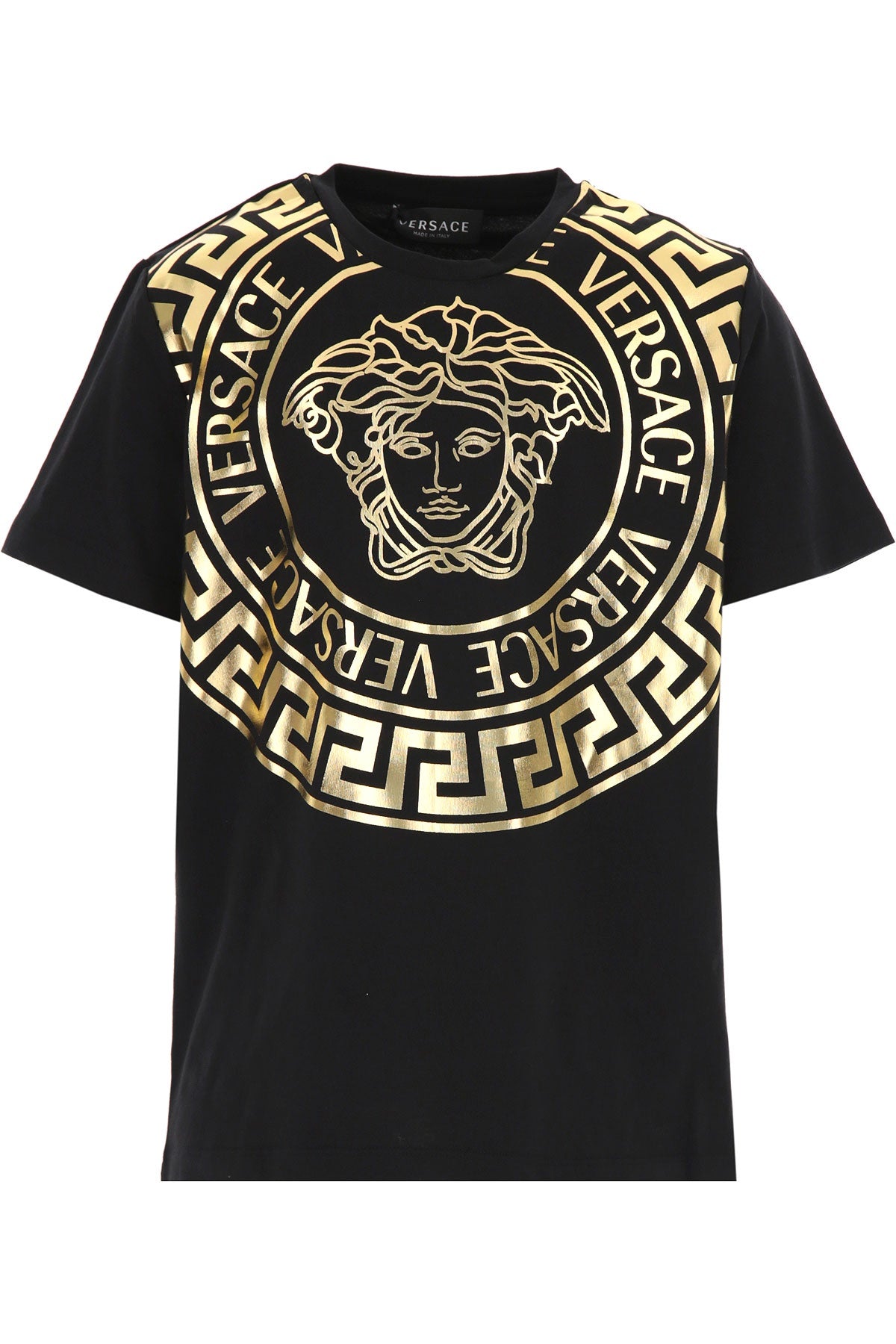 Versace Gold Medusa Logo T-shirt 4Y