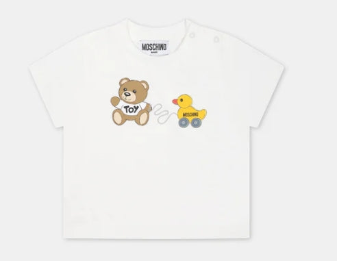 SS TEE WITH DUCK TOY GRAPHIC