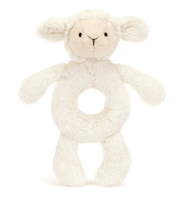 Bashful Lamb Ring Rattle1