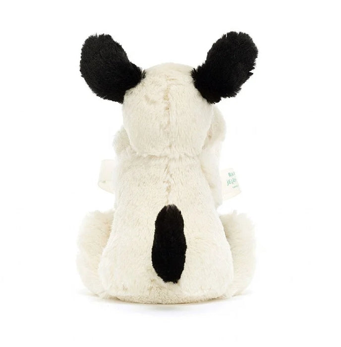 Bashful Black & Cream Puppy Soother1