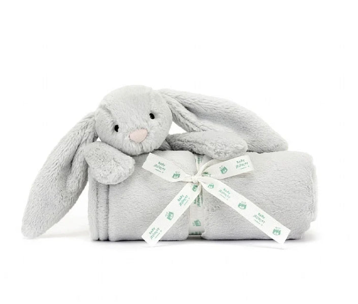 Bashful Grey Bunny Blankie