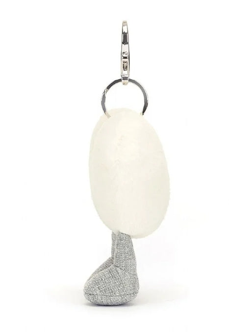 Amuseables Cream Heart Bag Charm