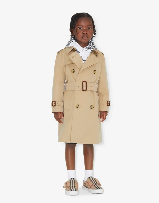 Burberry Cotton Gabardine Trench Coat