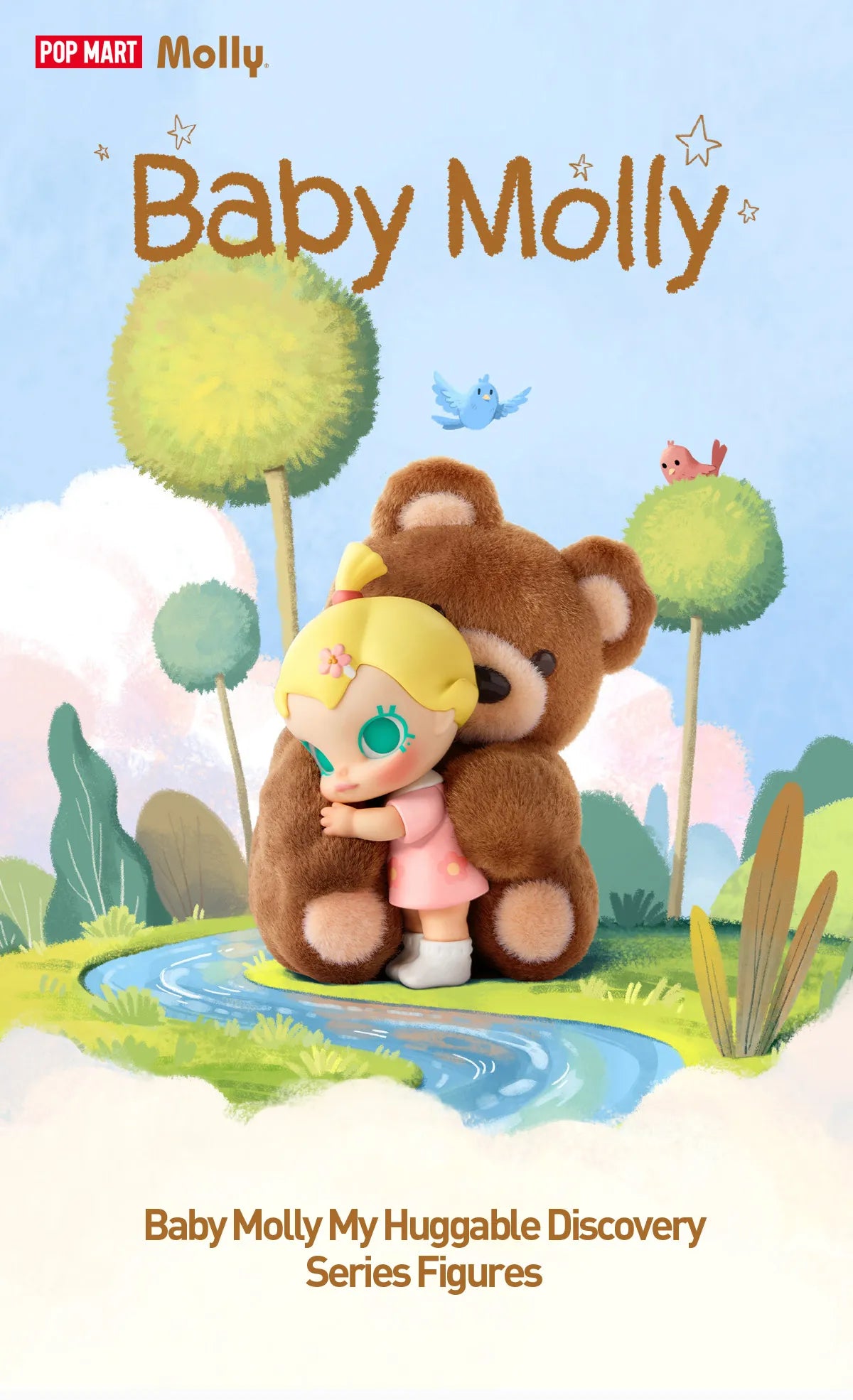 Popmart Baby Molly Huggable Discovery Series Figures Blind Box