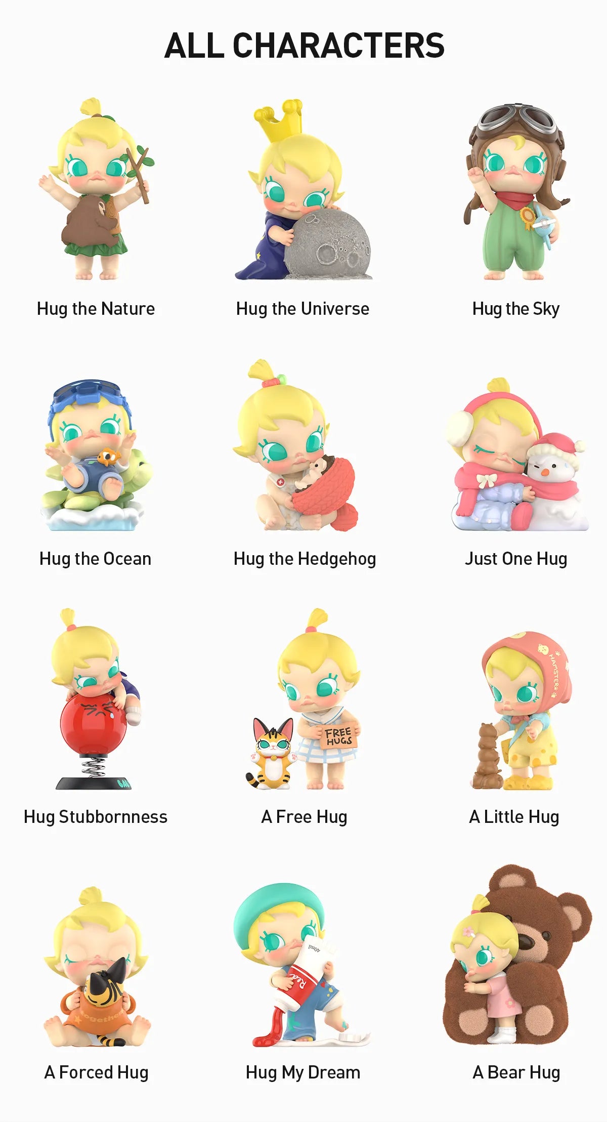 Popmart Baby Molly Huggable Discovery Series Figures Blind Box