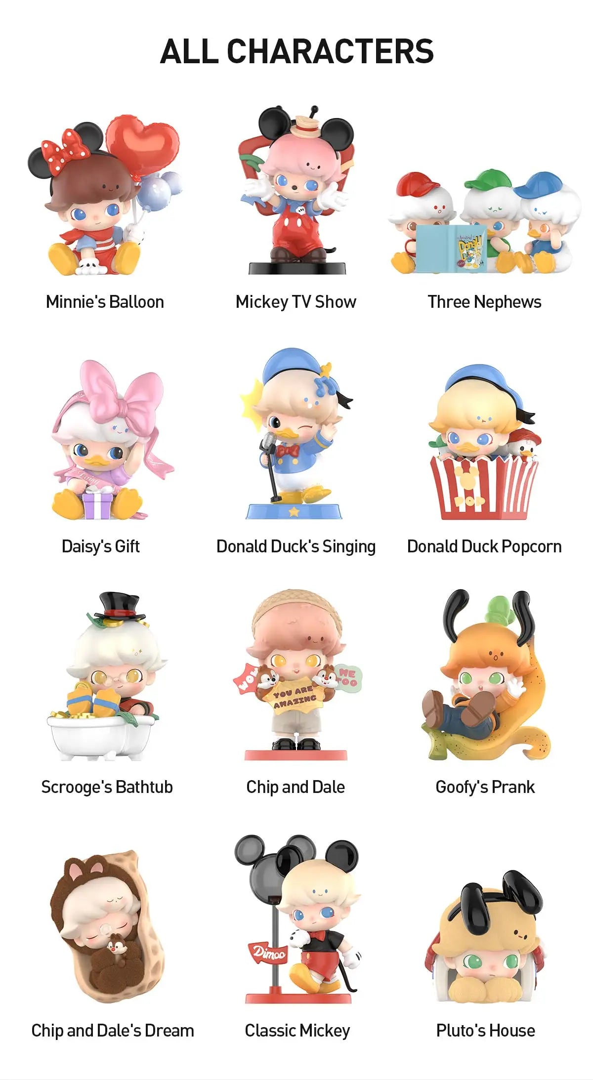 Dimoo World x DisneySeries Figures Blind Box