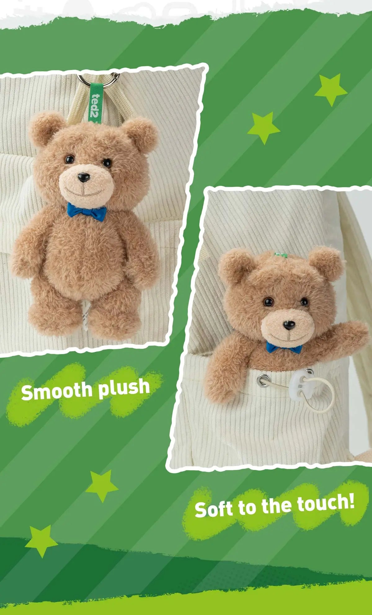 Ted2 Teddy BearAction Plush Pendant