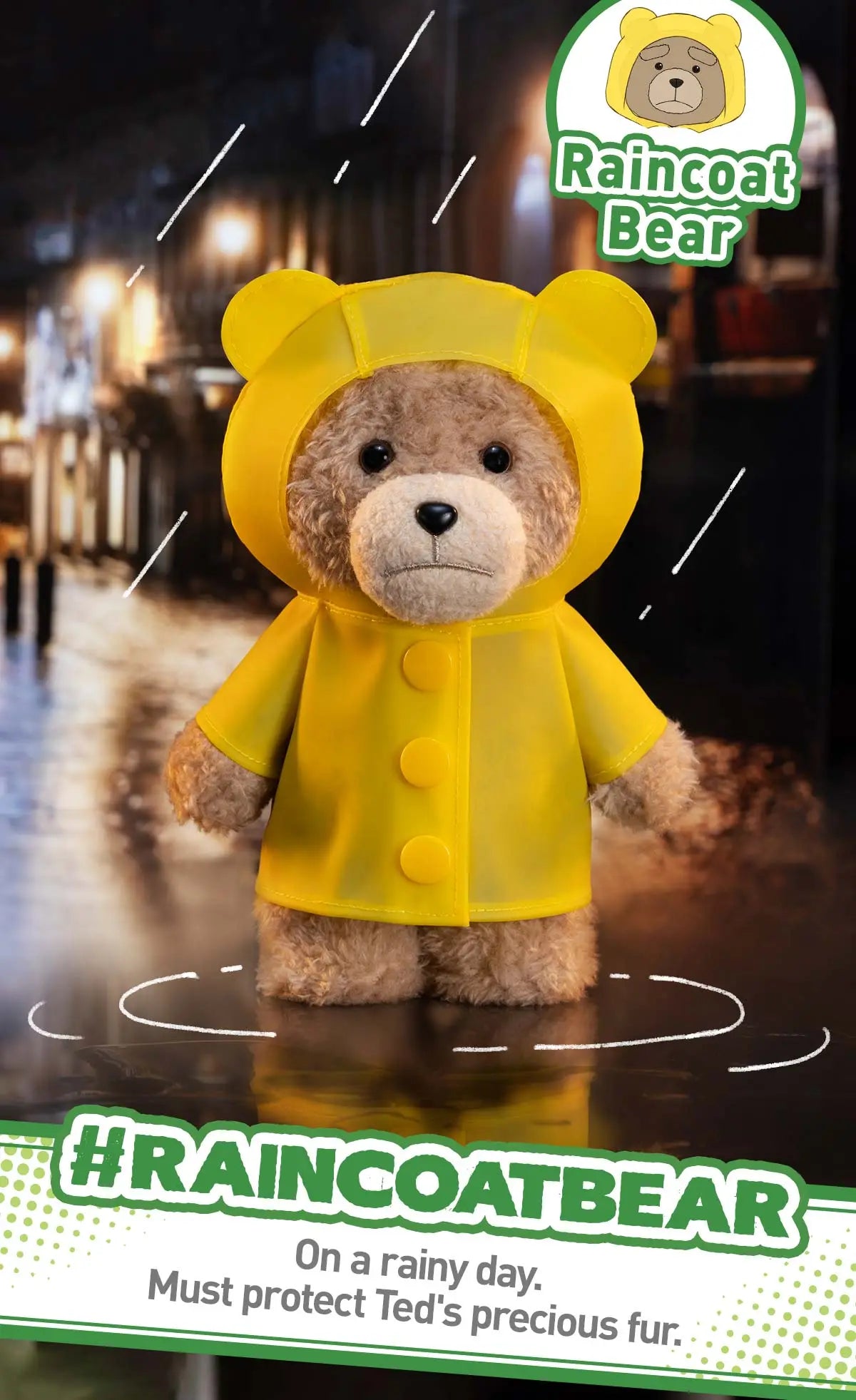 Ted2 Teddy BearAction Plush Pendant