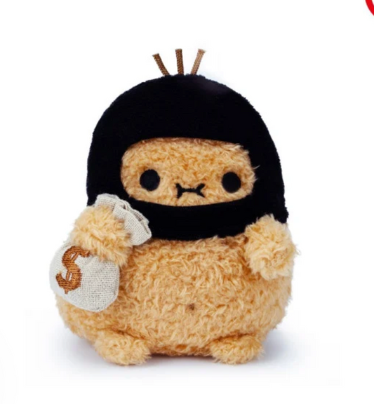 Mini sitting plush toy -Robber Ricespud