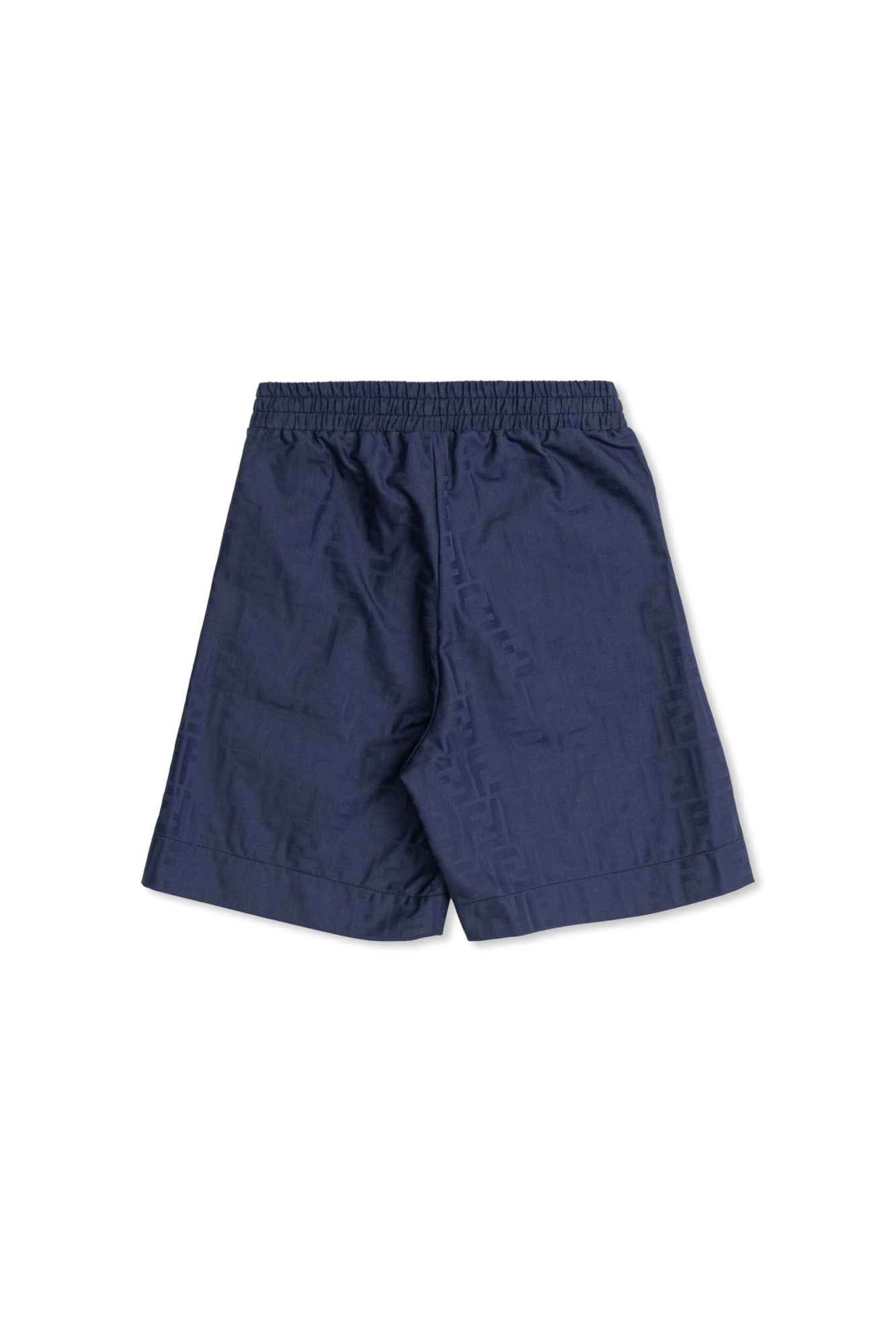 ALLOVER FF COTTON JACQUARD SHORTS