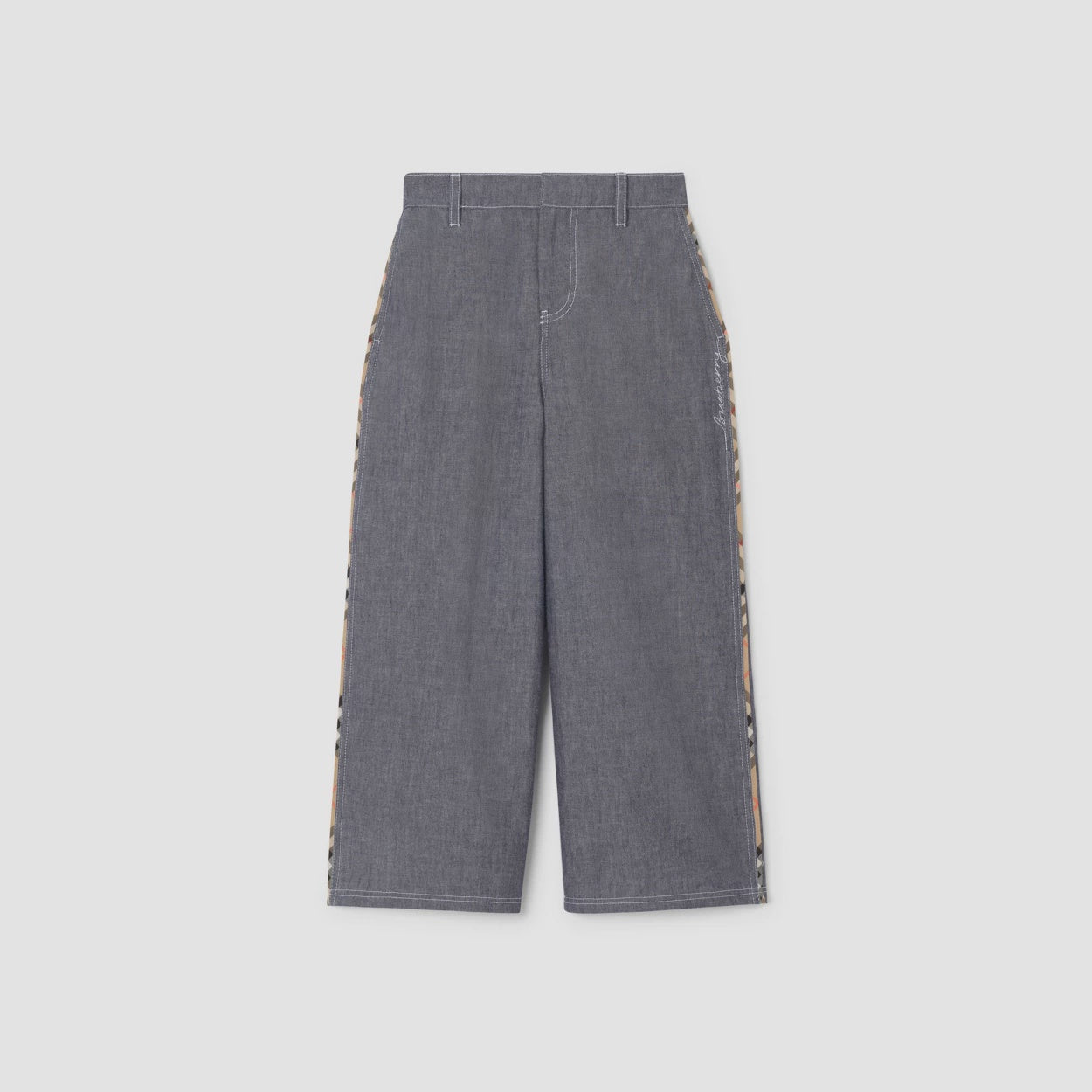 Cotton Chambray Trousers