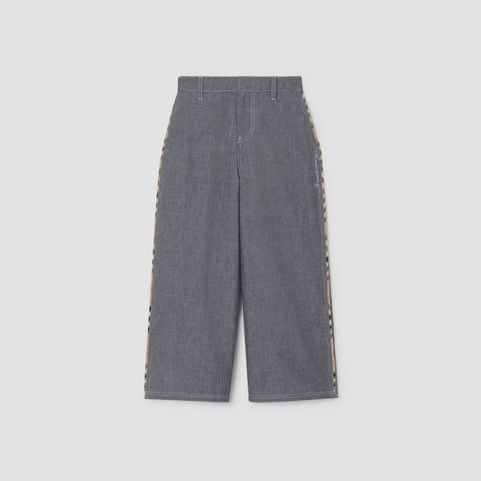Cotton Chambray Trousers