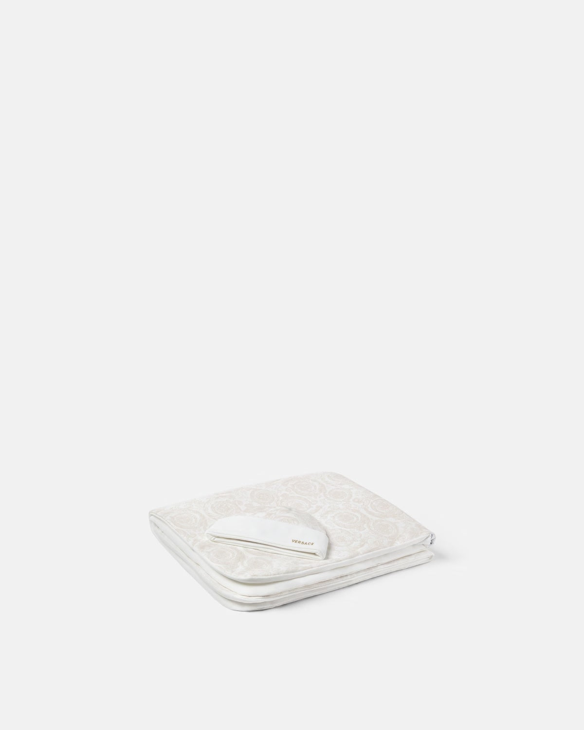 Baby Stretch Cotton-Jersey & Piqué Blanket Set