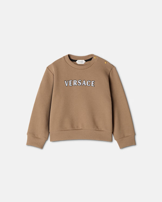 Baby Embroidered-Logo Cotton-Jersey Sweatshirt