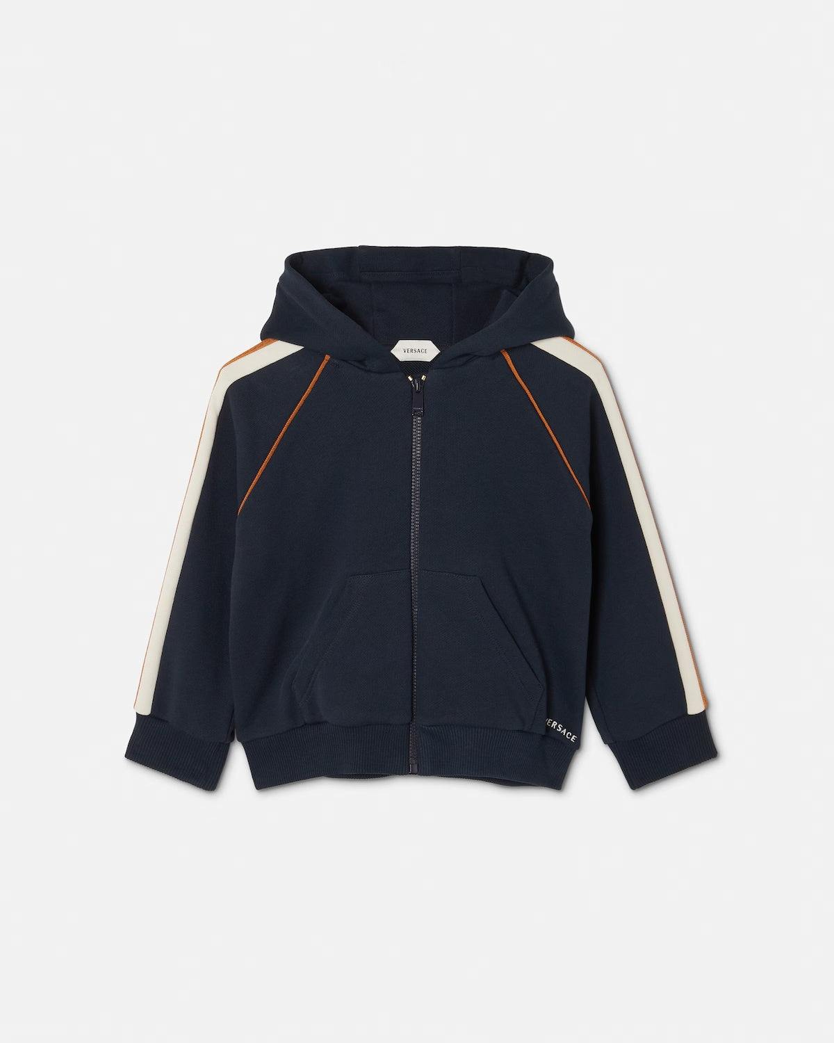 Baby Embroidered-Logo Cotton-Jersey Zip Hoodie