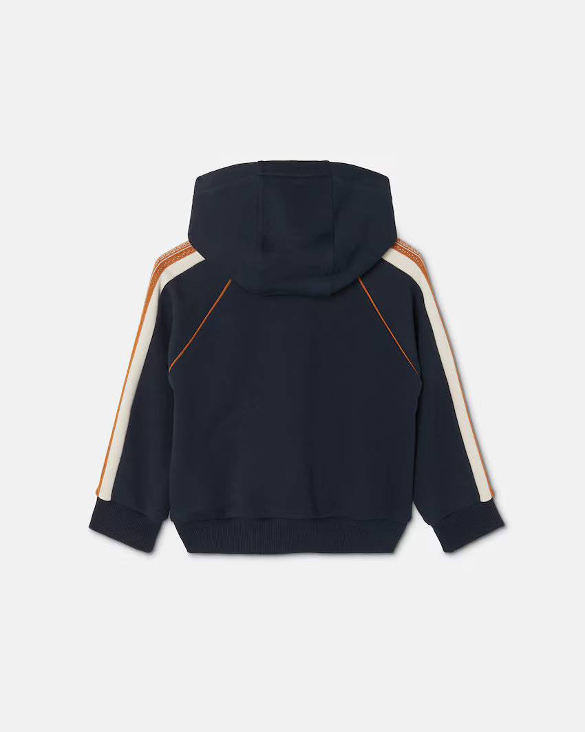 Baby Embroidered-Logo Cotton-Jersey Zip Hoodie