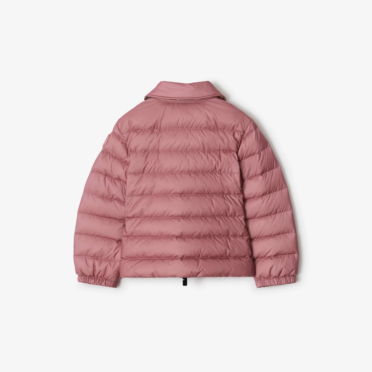 Checker-tape Nylon Puffer Jacket