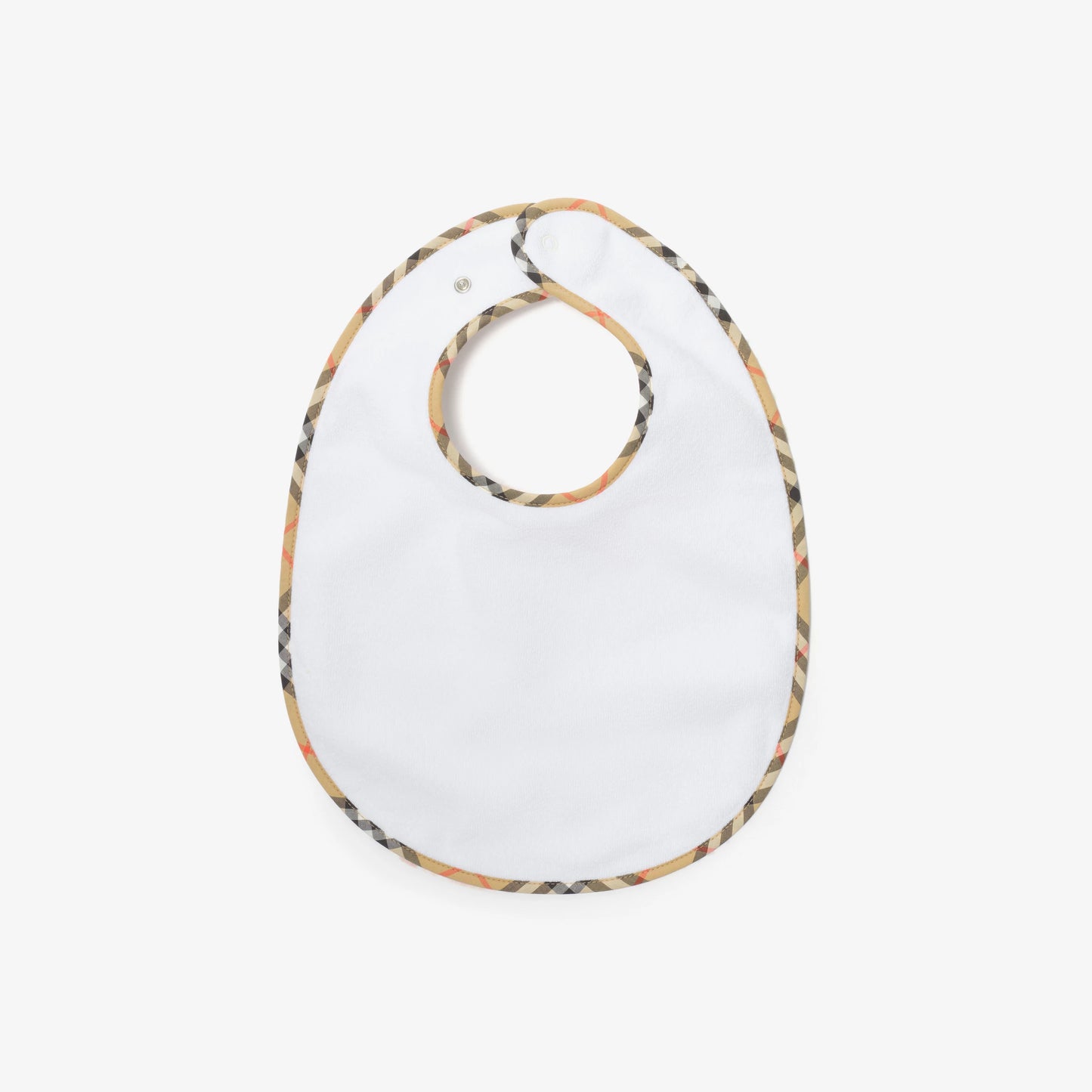 Check Cotton Three-piece Bib Set
