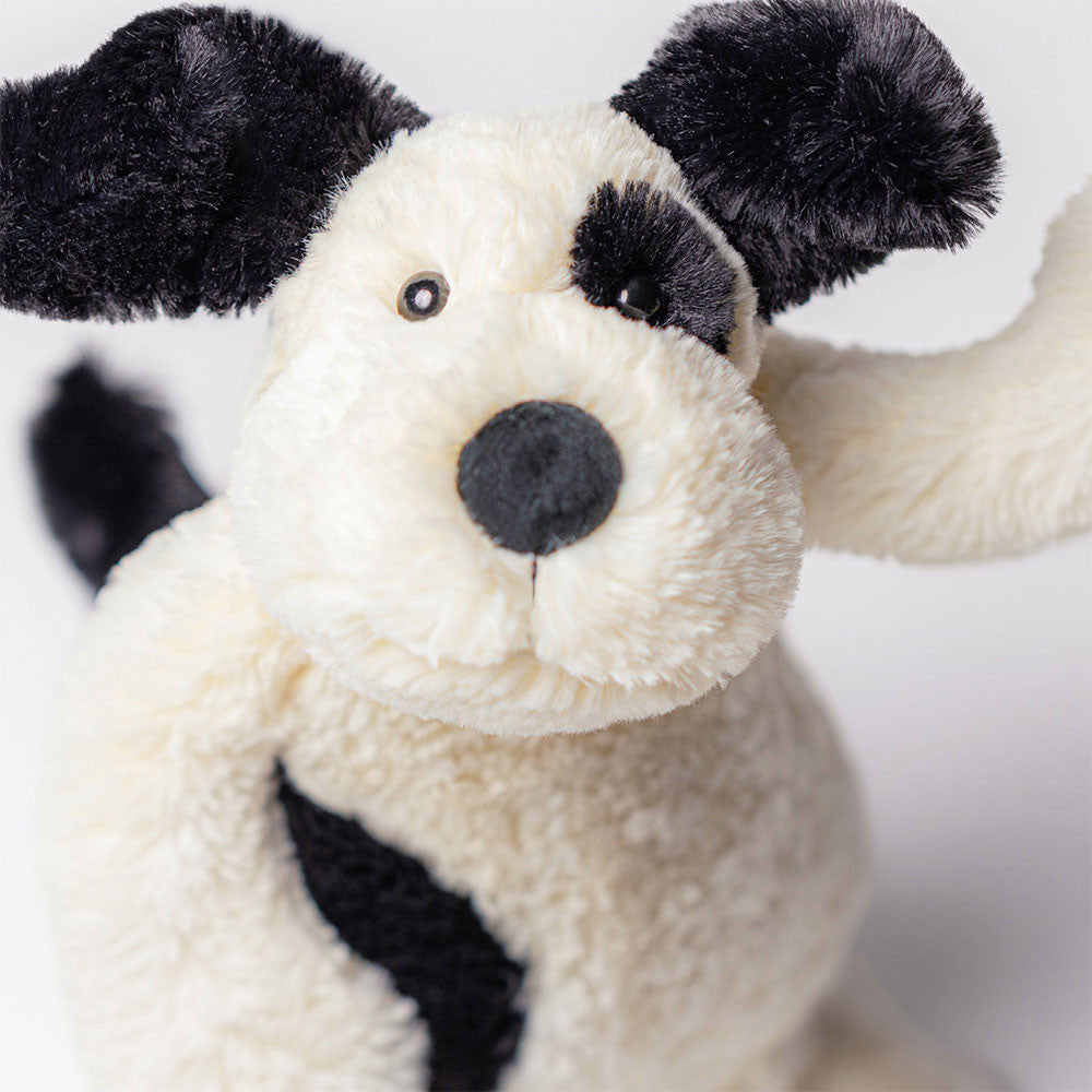Bashful Rufferty Black & Cream Puppy Original