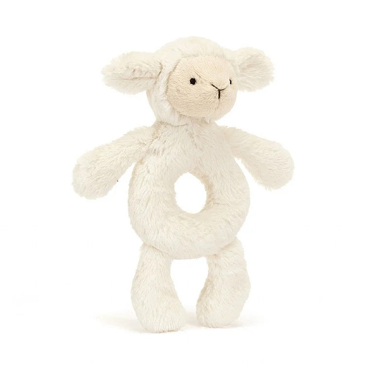 Bashful Lamb Ring Rattle1