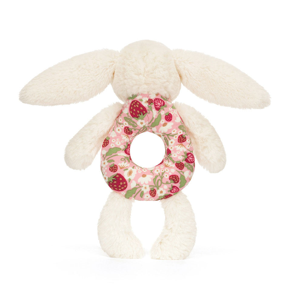 Blossom Cream Bunny 'Berry'Ring Rattle