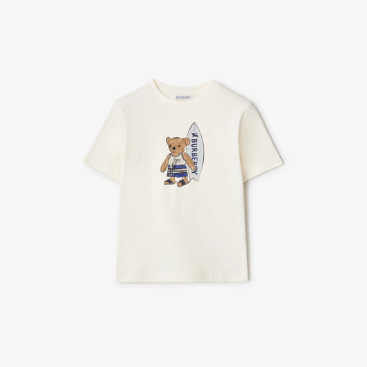 Surfer Bear Cotton T-shirt