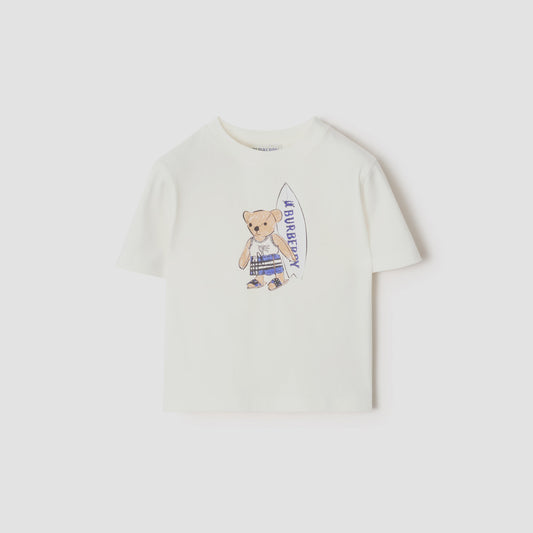 Surfer Bear Cotton T-shirt