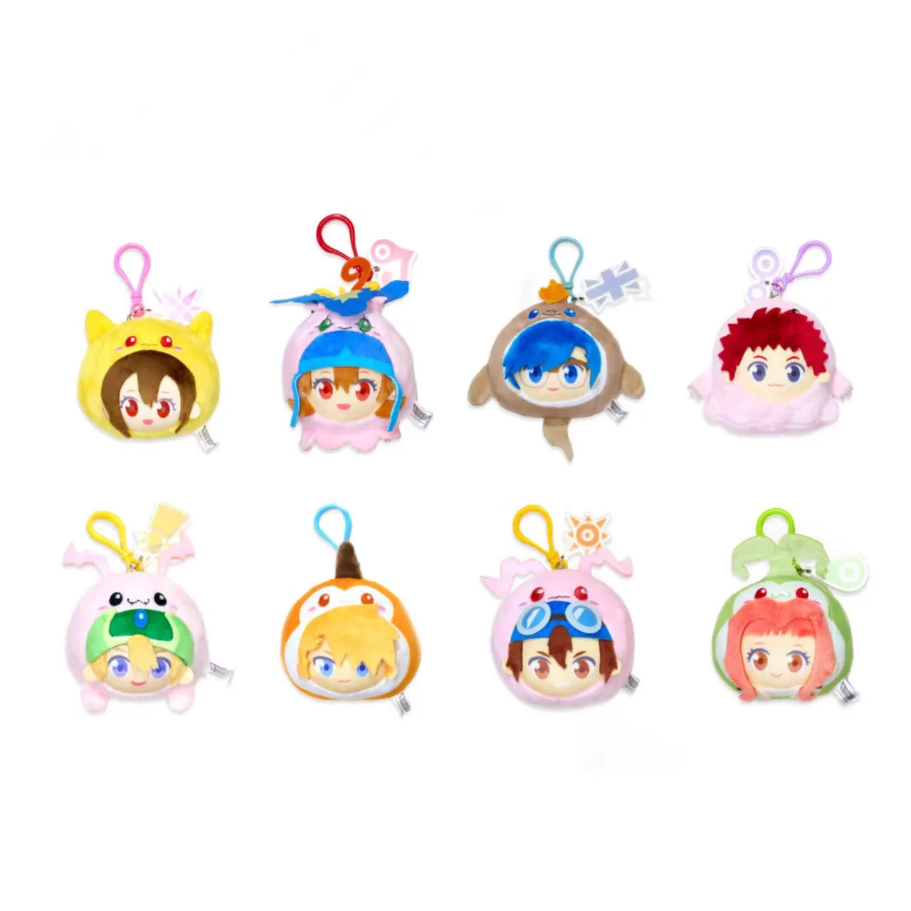 Digimon Dango Plush Keychain(Box of 8)