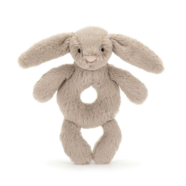 Bashful Beige Bunny Ring Rattle1