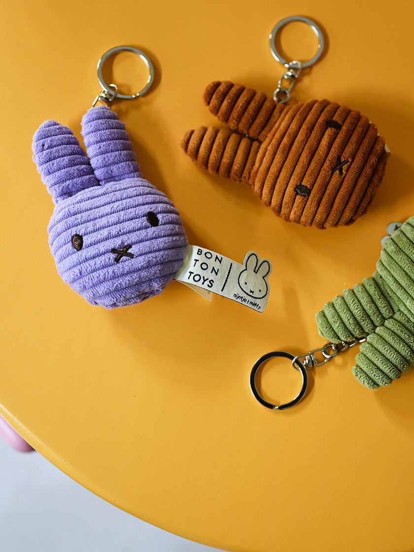 Miffy Flat Keychain ECO Corduroy
